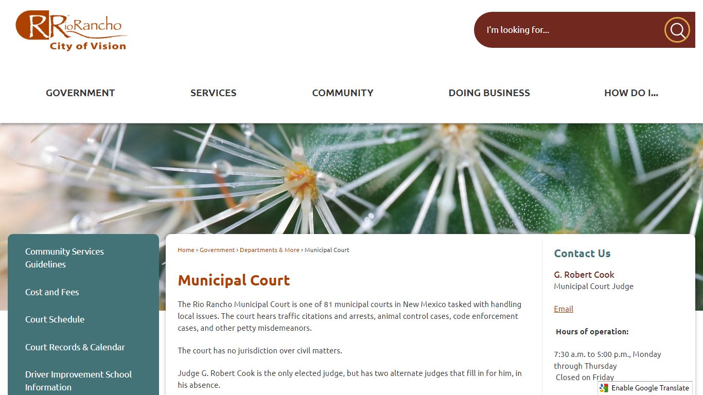 Municipal Court | The Official Site of Rio Rancho, NM - rrnm.gov